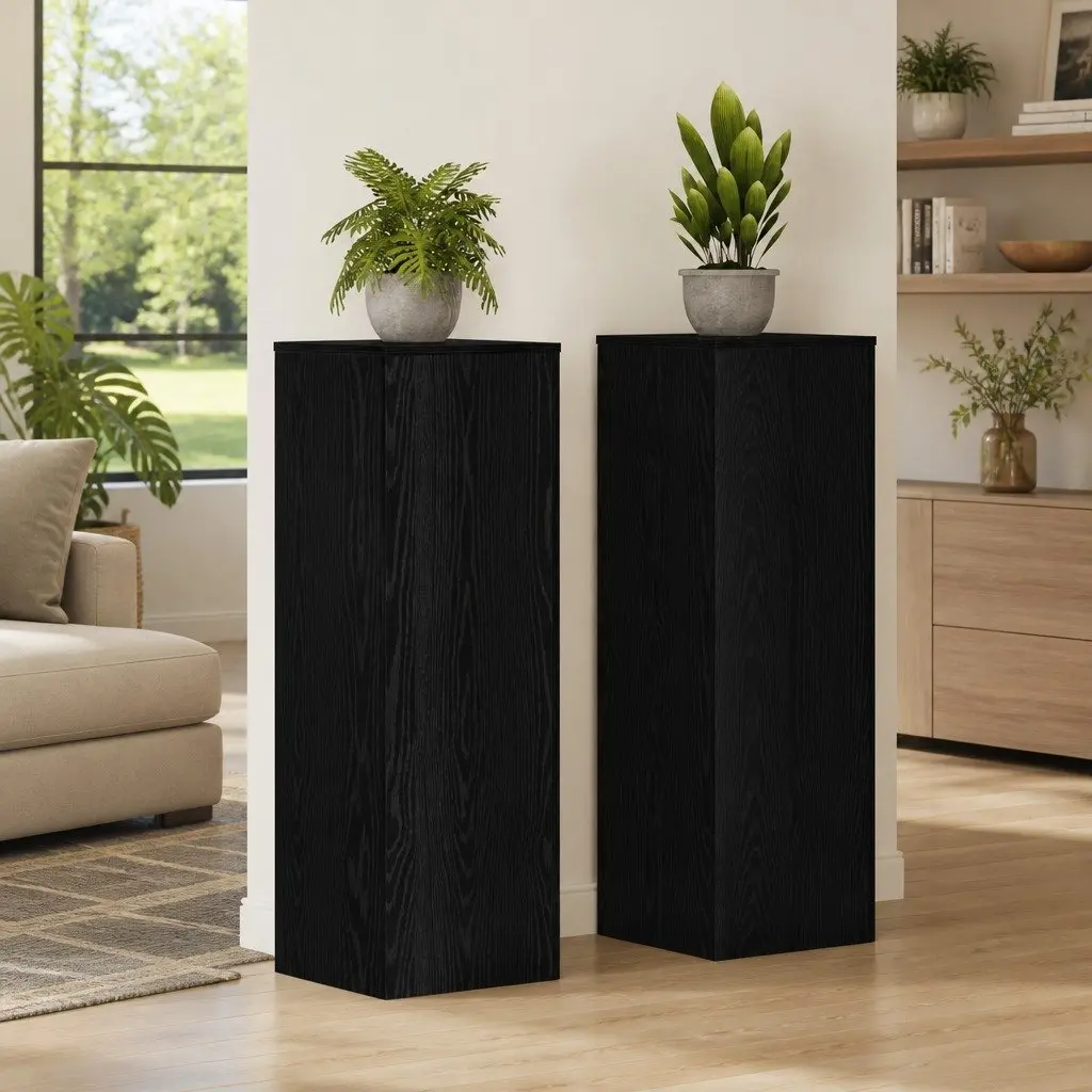 Black Oak Plant Stand for Indoor/Outdoor Use