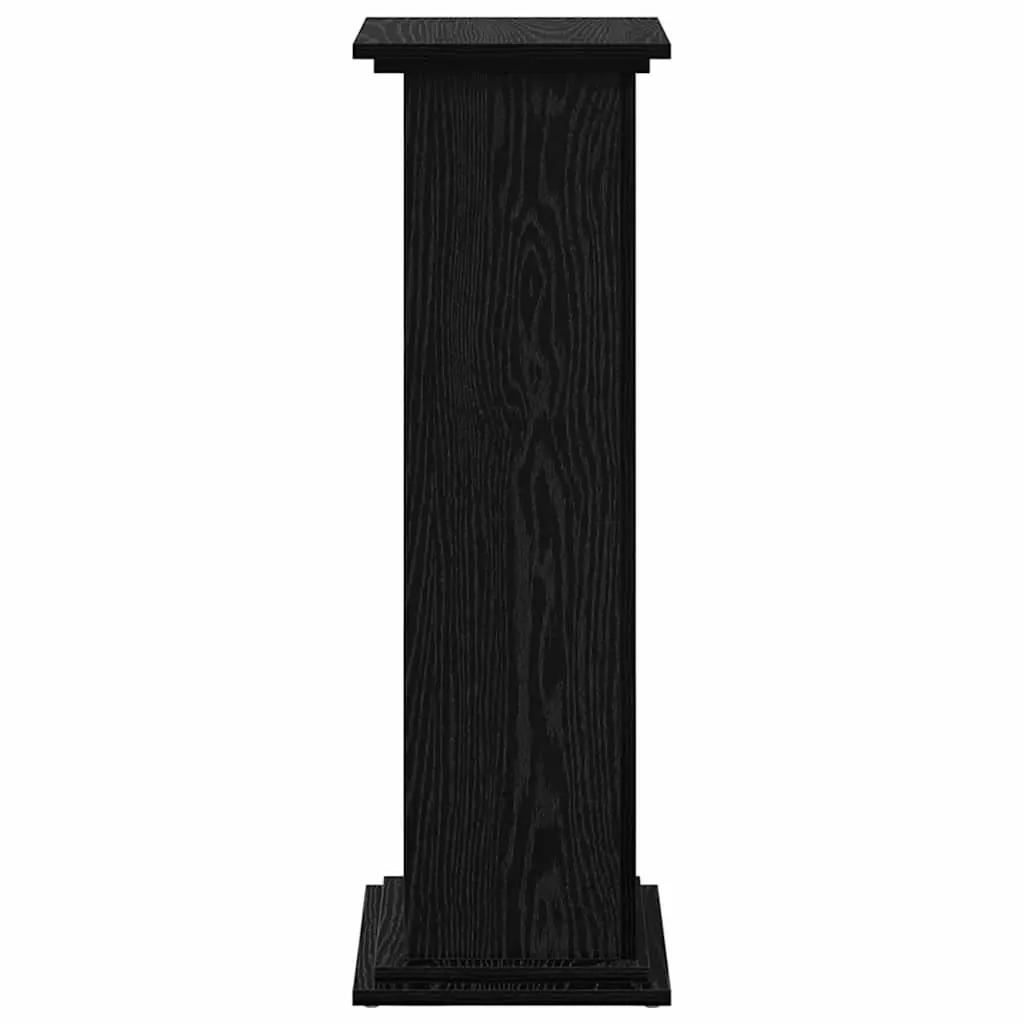 Plant Display Stand Black Oak Indoor Outdoor Storage Door