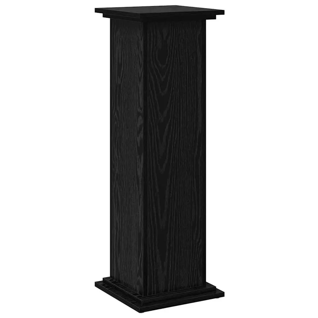 Plant Display Stand Black Oak Indoor Outdoor Storage Door