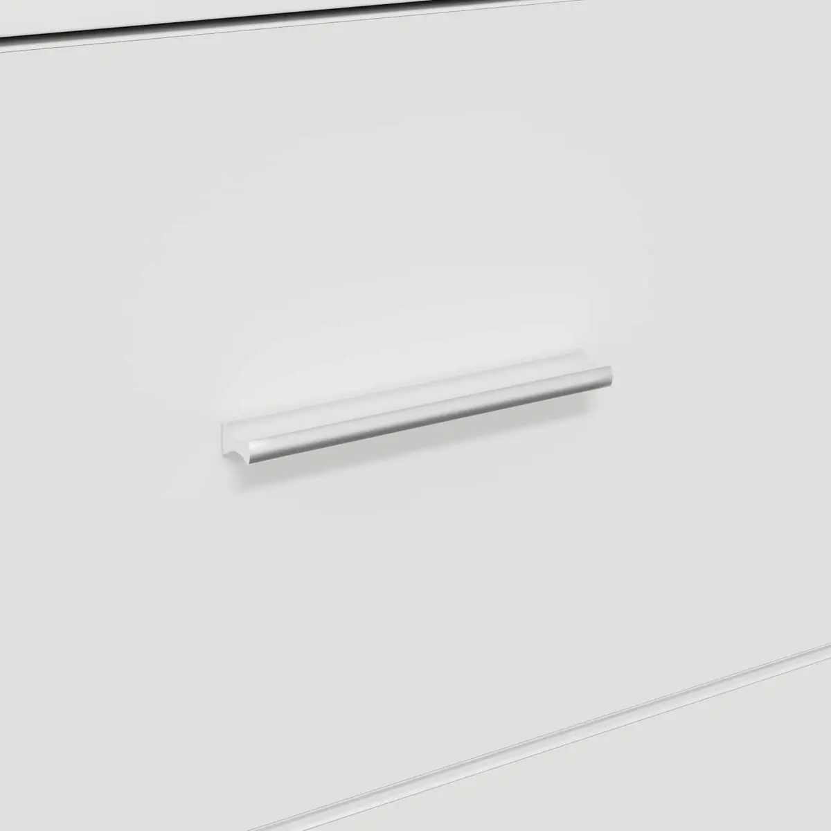 Sideboard White Modern Rectangular with Drawer Storage Cabinet