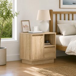 Compact Bedside Cabinet with Convenient Storage