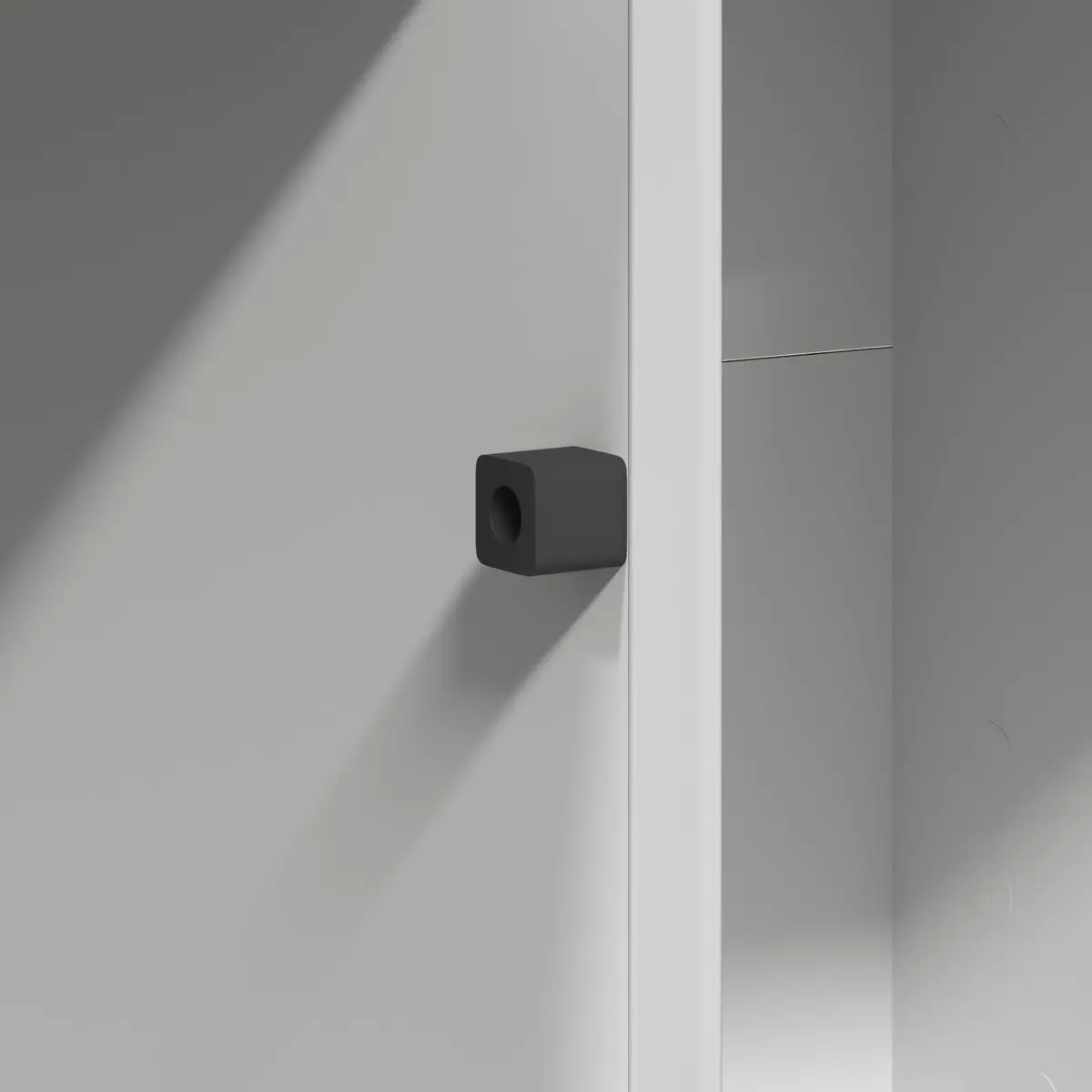 White TV Cabinet 100x38x49cm for Easy Setup