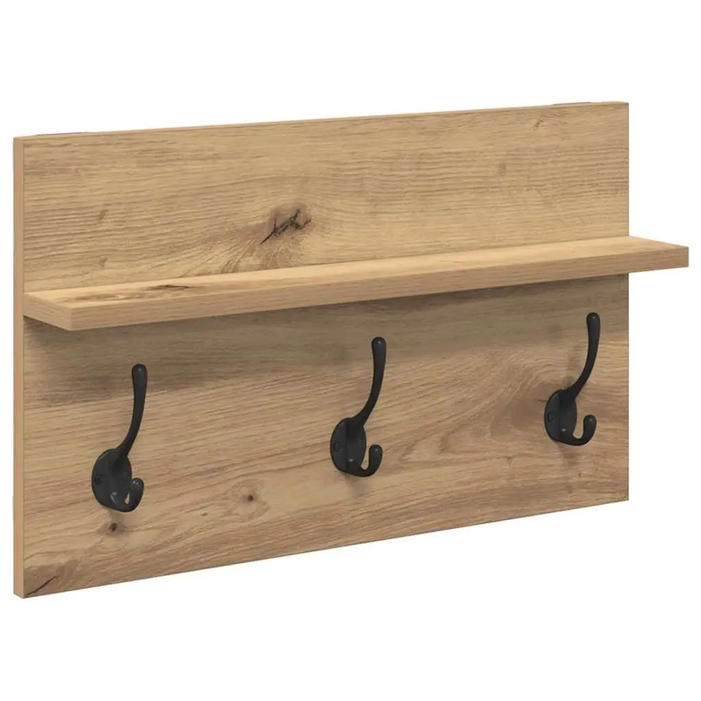 Hallway Furniture Set Brown Storage Bench Mirror Coat Racks Entryway Organiser