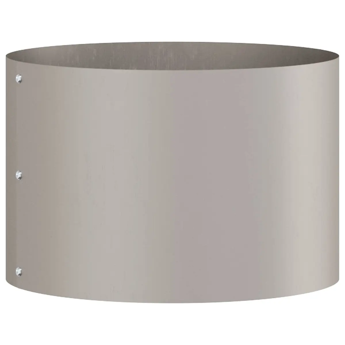 Garden Planter Ring Brown Round Steel Frame Outdoor Raised Bed