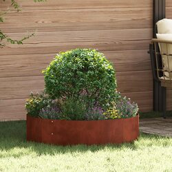 Compact and Strong 80x80x20cm Steel Planter Ring