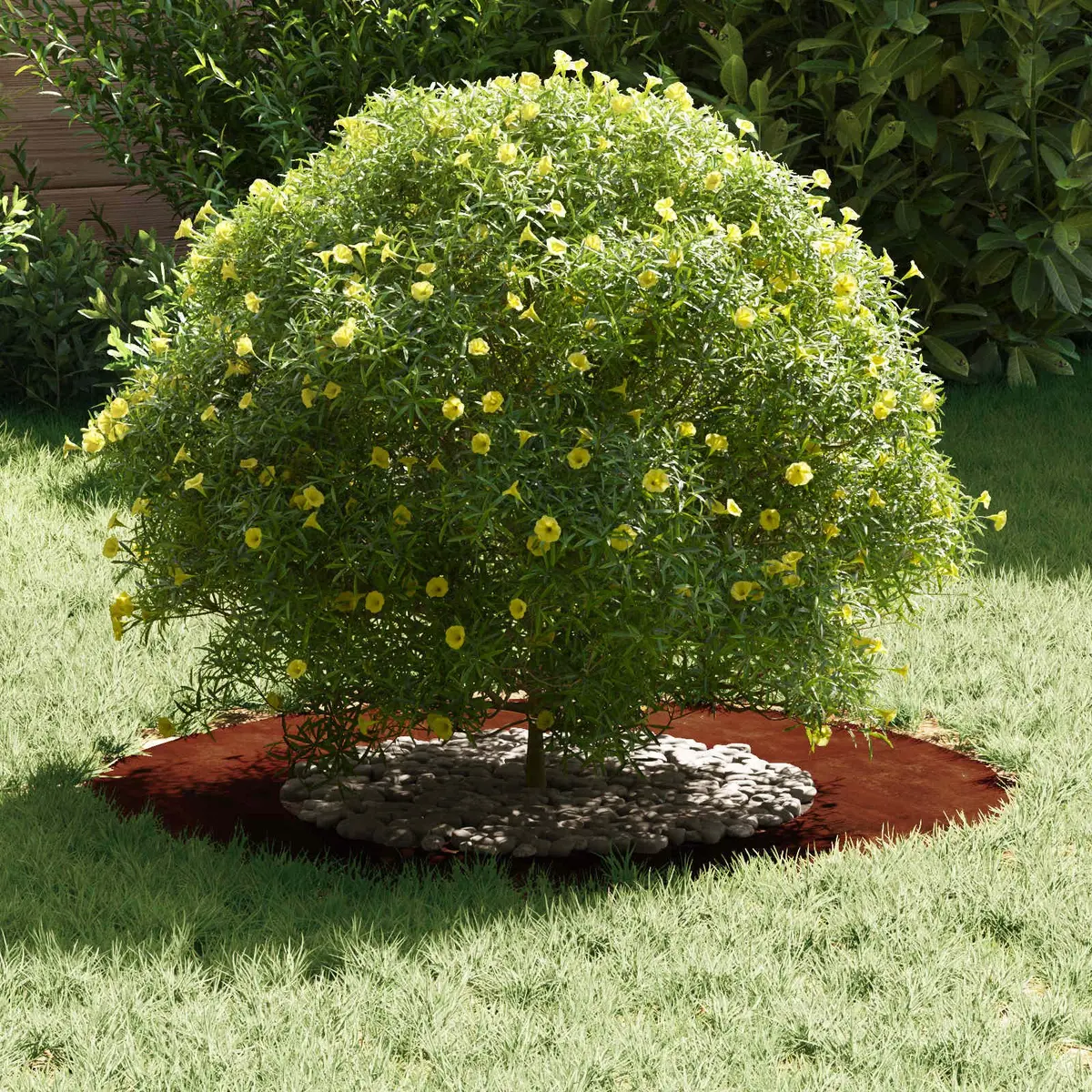Tree Ring Protector Rusty Brown 5 Pieces Outdoor Garden Landscape Edging