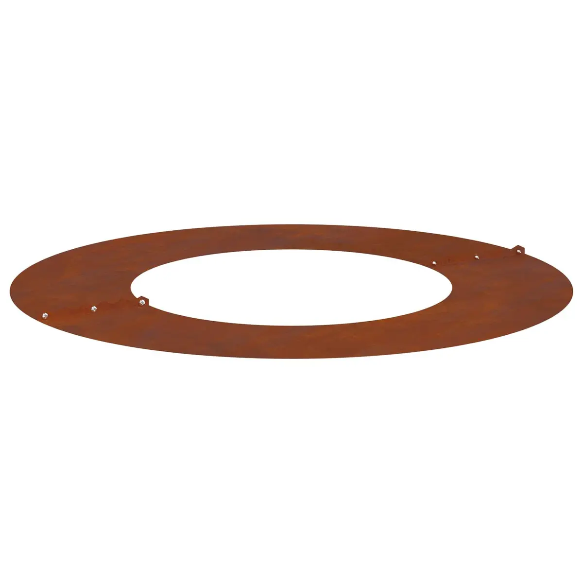 Tree Ring Protector Rusty Brown 5 Pieces Outdoor Garden Landscape Edging