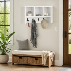 Wall-Mounted Coat Rack: Streamlined and Functional