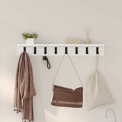 Compact and Functional Wall-Mounted Coat Rack