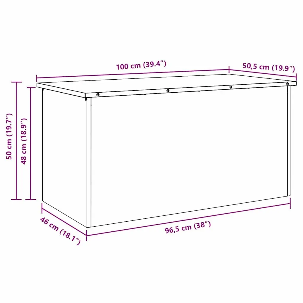Steel Garden Storage Cushion Box Silver 100x50 Gas Lift Lid Weatherproof Outdoor Organizer