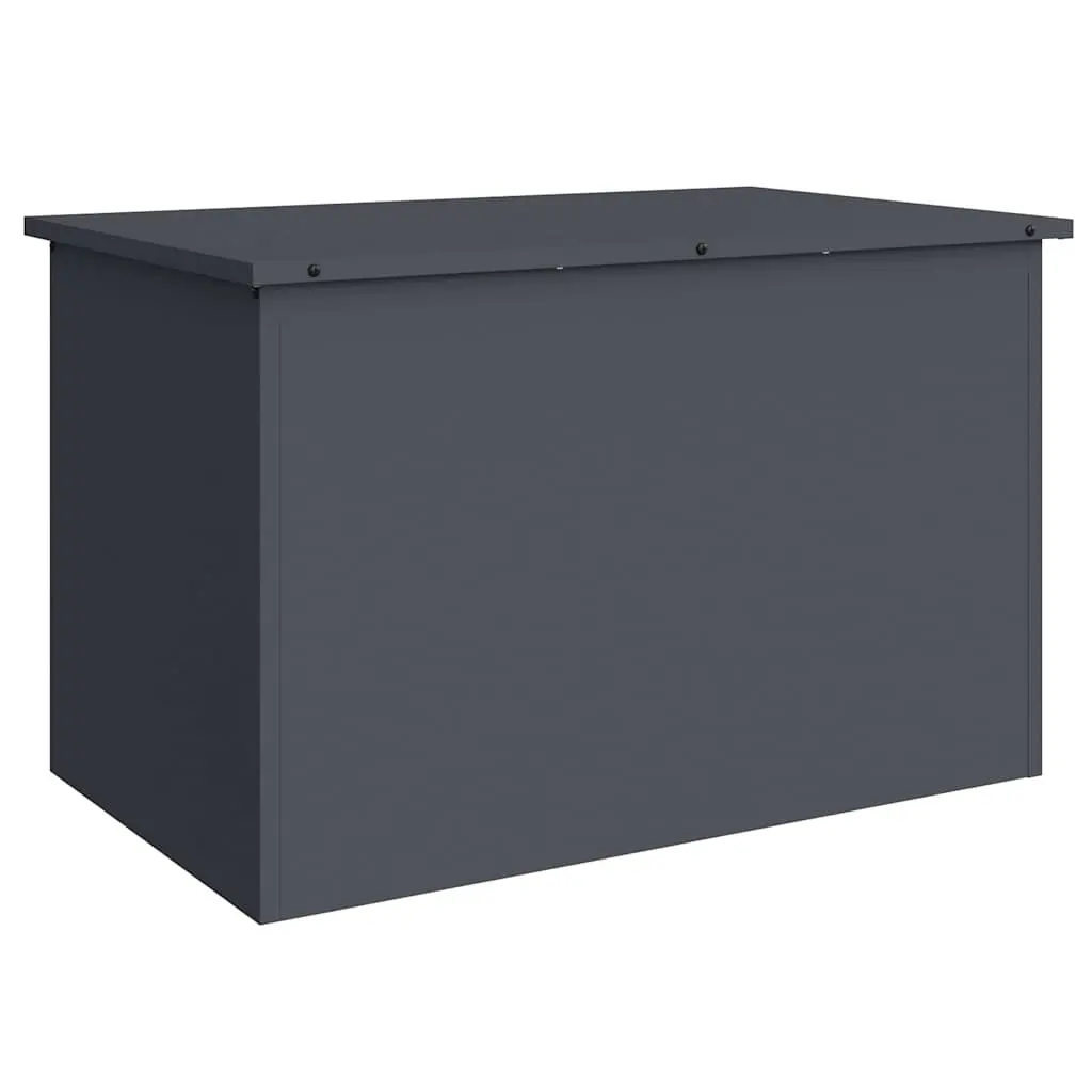 Steel Garden Storage Cushion Box Anthracite 80 x 50.5 x 50 cm Gas Lift Lid