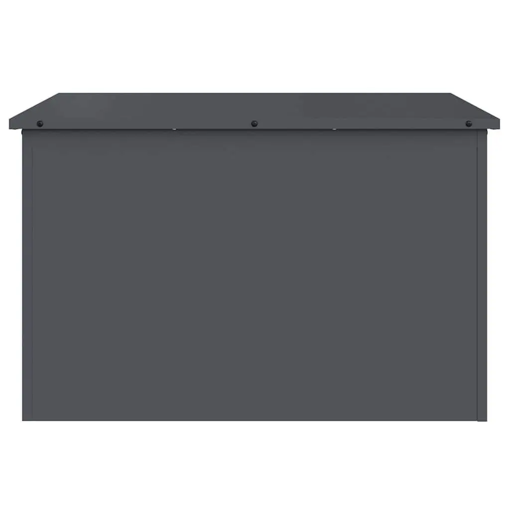 Steel Garden Storage Cushion Box Anthracite 80 x 50.5 x 50 cm Gas Lift Lid