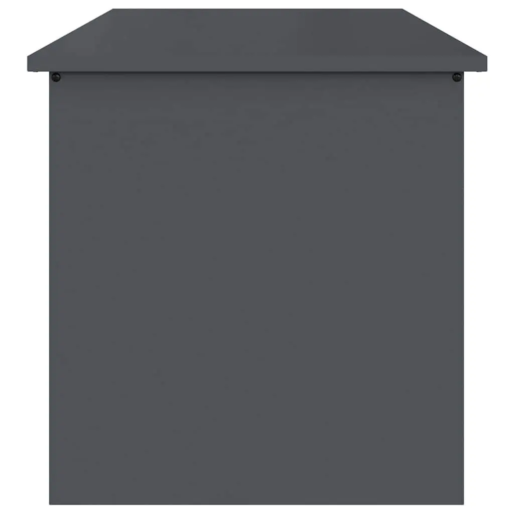 Steel Garden Storage Cushion Box Anthracite 80 x 50.5 x 50 cm Gas Lift Lid