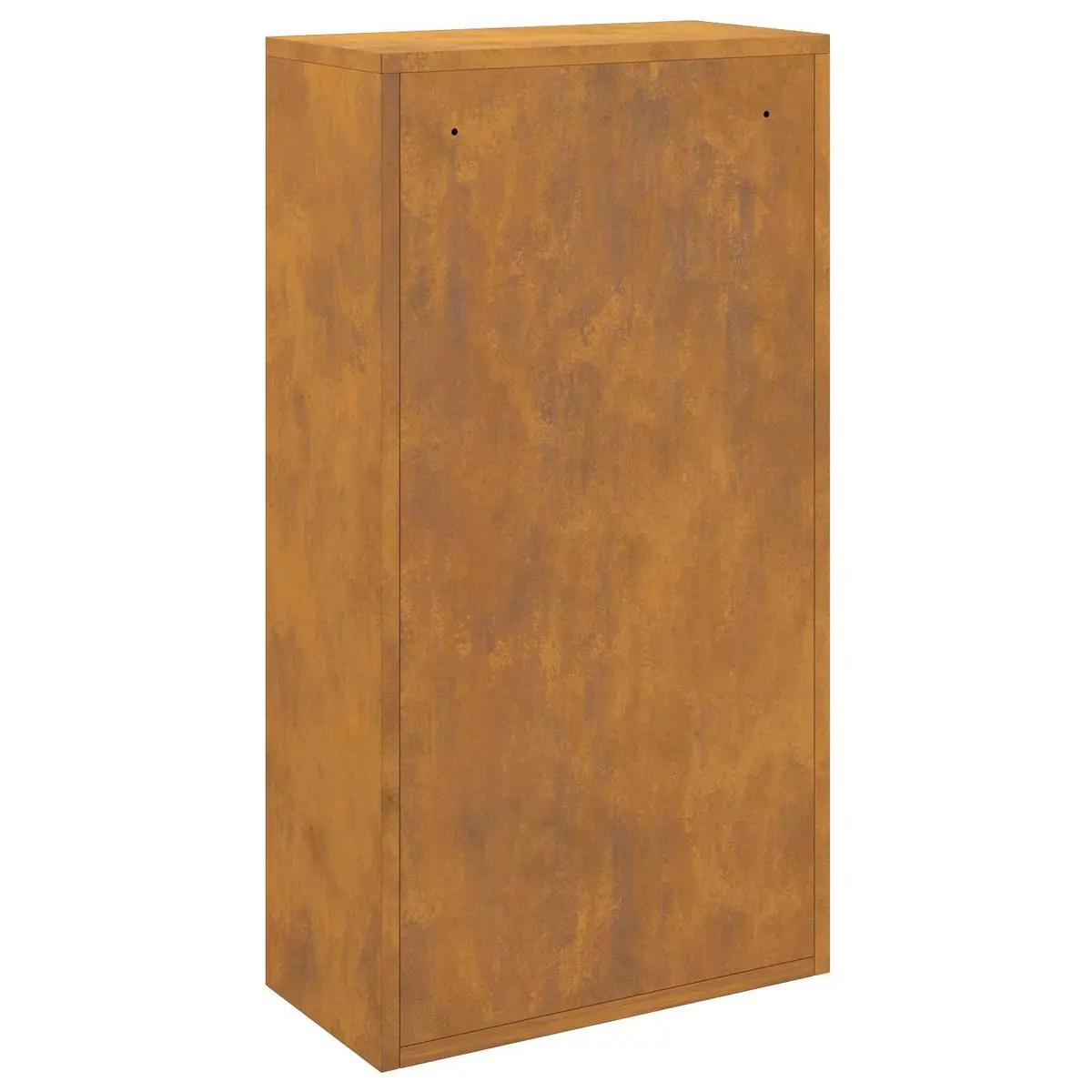 Parcel Drop Box Brown Weathering Steel Rectangular Secure Locking System