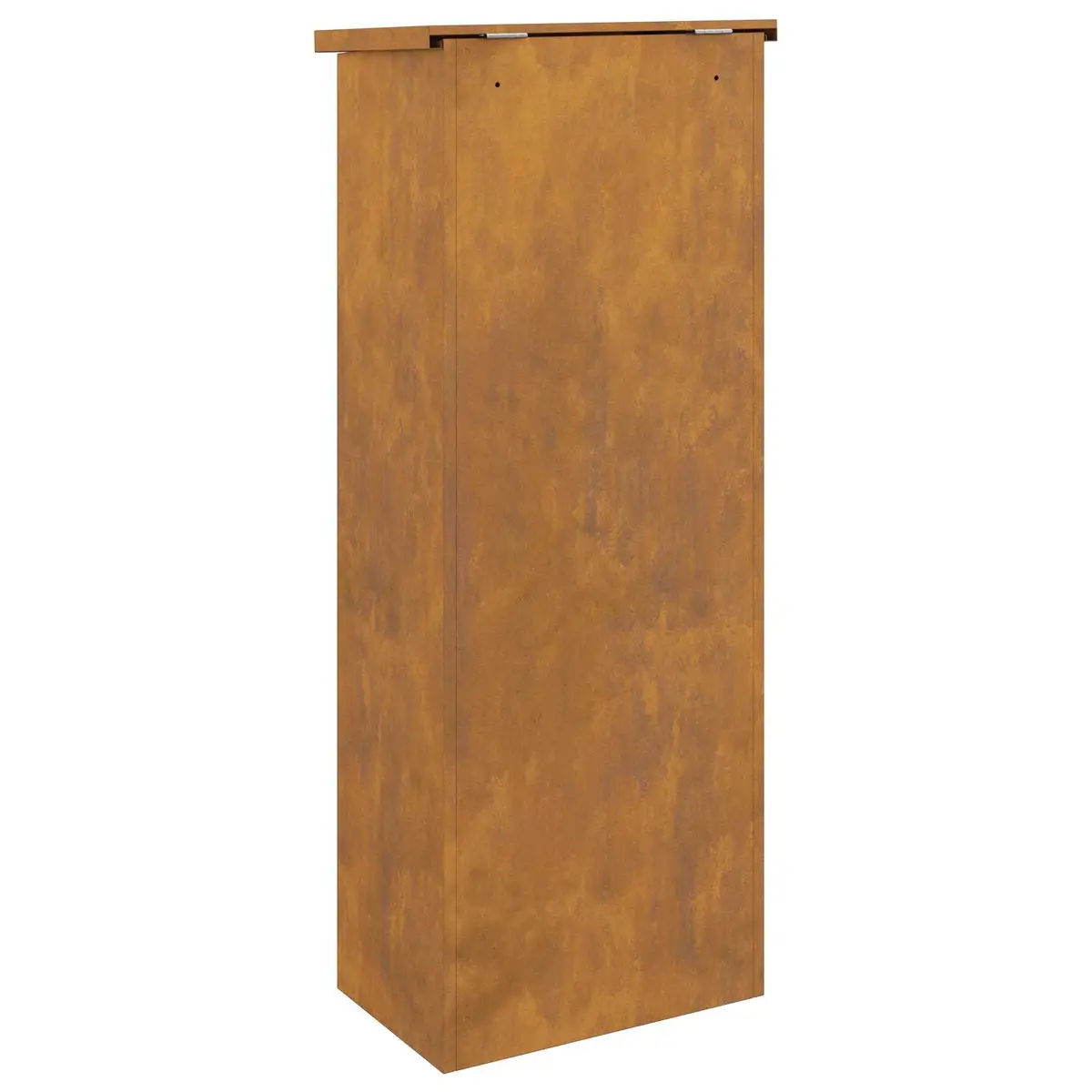 Parcel Drop Box Steel Brown 44.5 x 29 x 110.5 cm Secure Lock