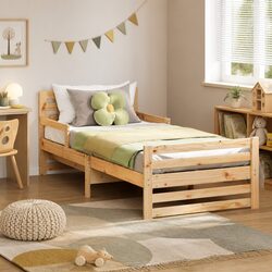 Friendly Kids Bed Frame with Headboard 80 x 200 cm