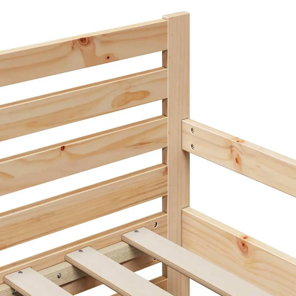 Bed Frame with Headboard 80 x 200 cm Kids Bedroom Furniture Modern Design