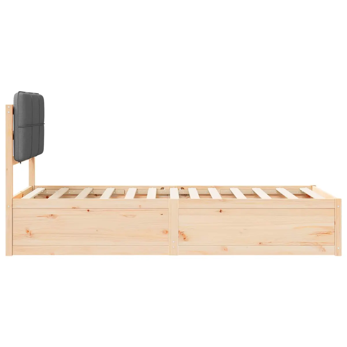 Grey Upholstered Bed Frame