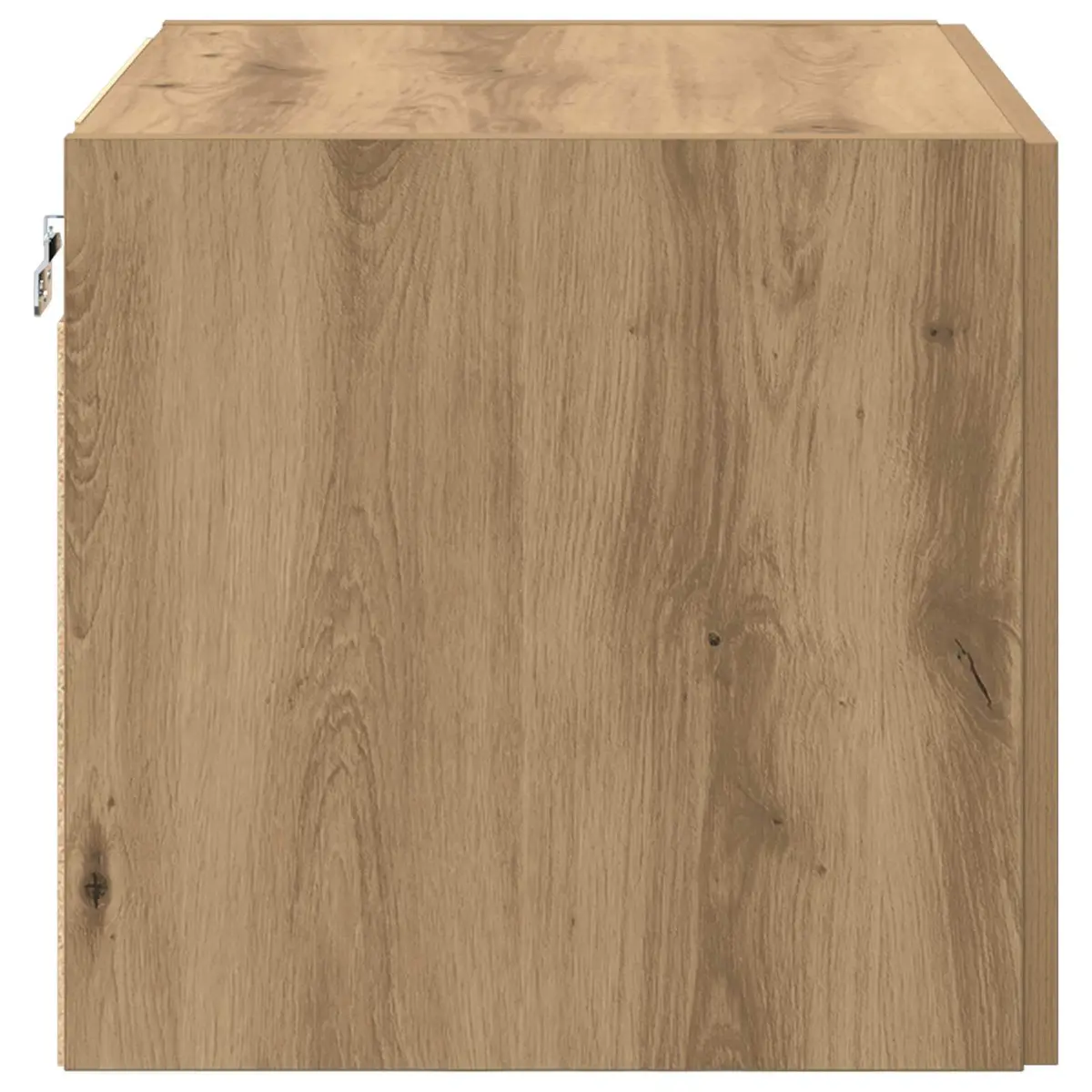 Wall Cabinet Brown Rustic Engineered Wood Storage Furniture