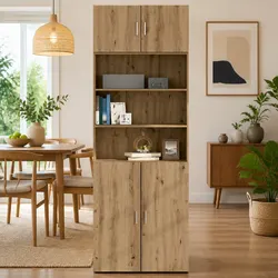 Efficient Brown Wall Cabinet for Your Home 80 x 42.5 x 40 cm