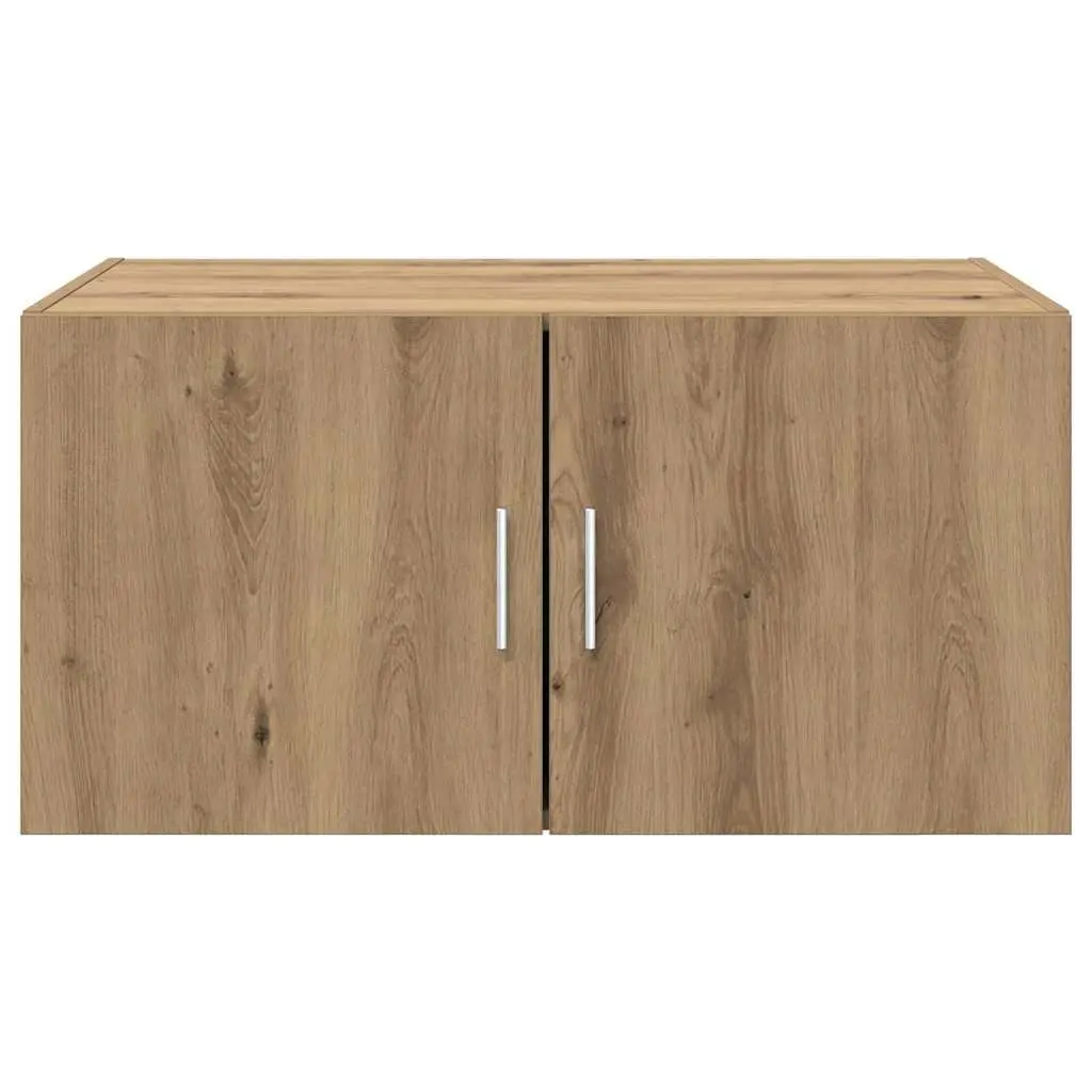 Wall Cabinet Brown 80 x 42.5 x 40 cm Wall-mounted Storage Furniture Engineered Wood
