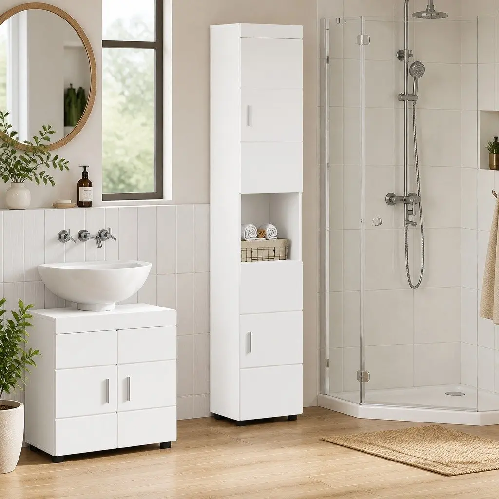 Bathroom Vanity Cabinet Set with Modern Elegance
