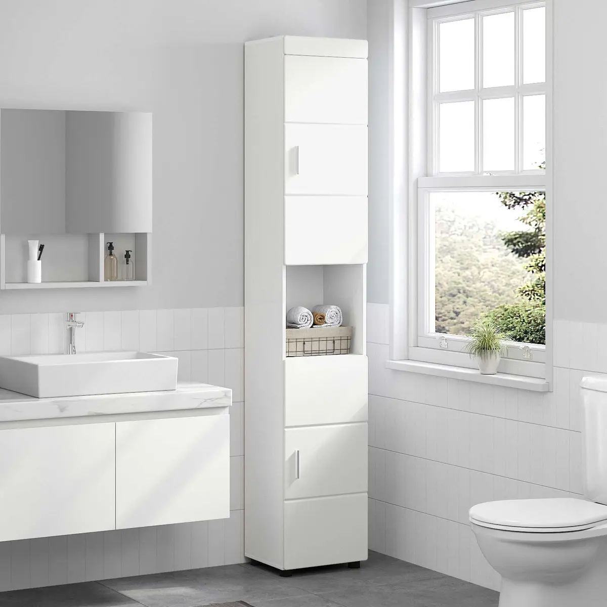 Bathroom Vanity Cabinet Set with Modern Elegance