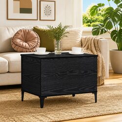 Black Oak Coffee Table: Minimal Design, Maximum Impact