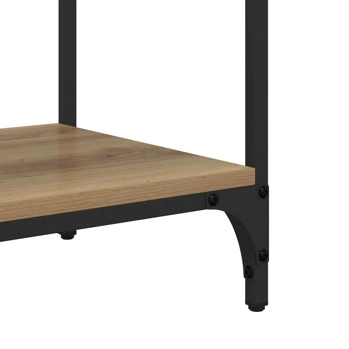 Console Table with Industrial Touch