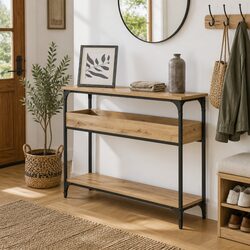 Console Table with Storage Shelf for Your Home