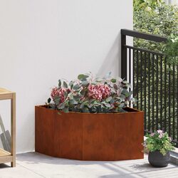 Steel Corner Garden Planter: Stylish and Functional