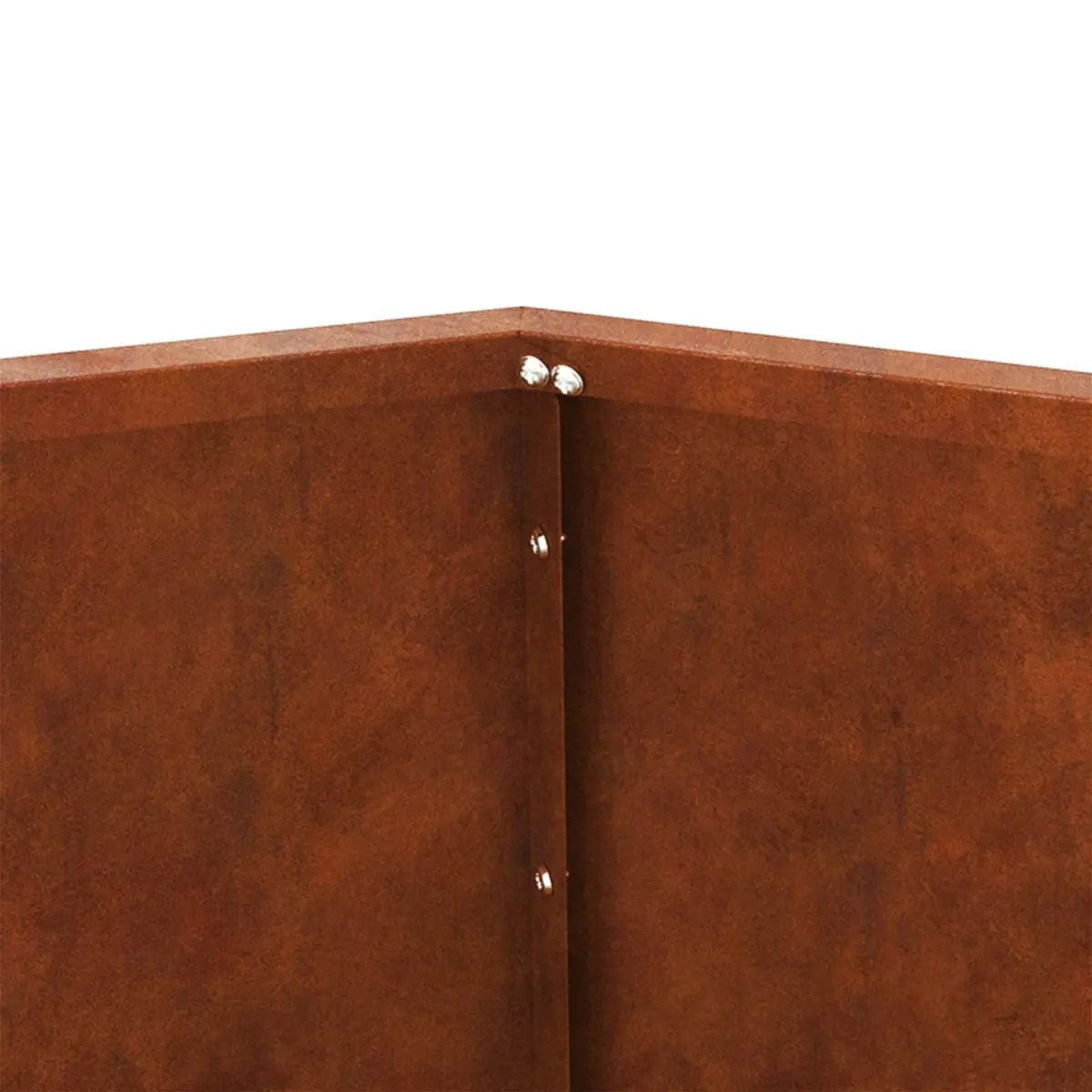Garden Planter Brown 50 x 50 x 40 cm Outdoor Weathering Steel