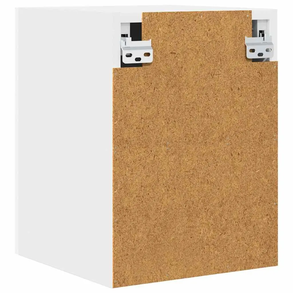 Hanging Kitchen Cabinet White Modern Storage Engineered Wood 30 x 31 x 40 cm