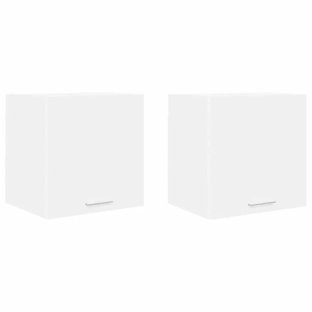 Hanging Kitchen Cabinet White 40 x 31 x 40 cm Modern Storage 2 Pieces
