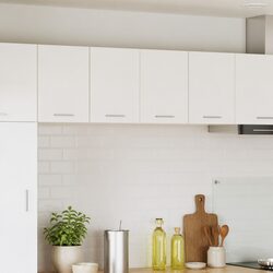Compact Hanging Kitchen Cabinets - 2 pcs, Modern Design