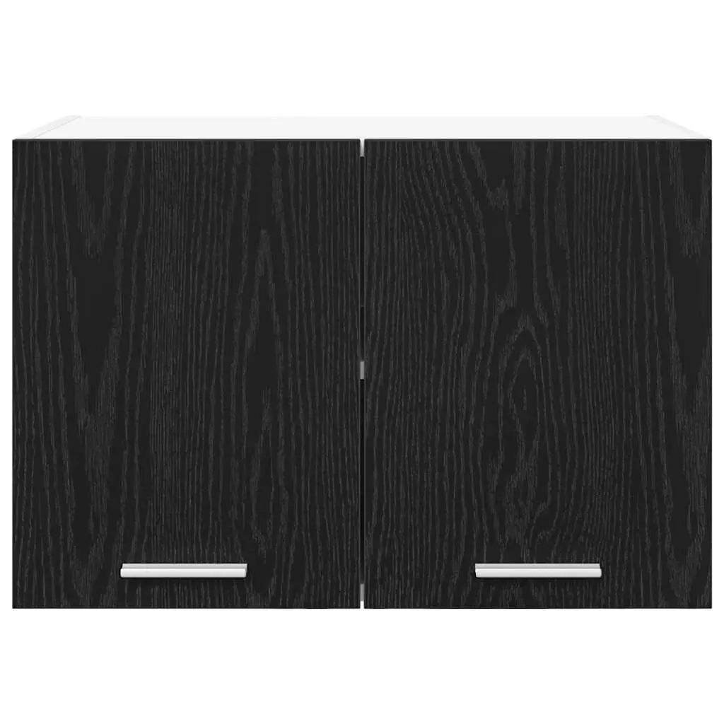 Hanging Kitchen Cabinet Black White 60x31x40 cm Modern Storage Furniture