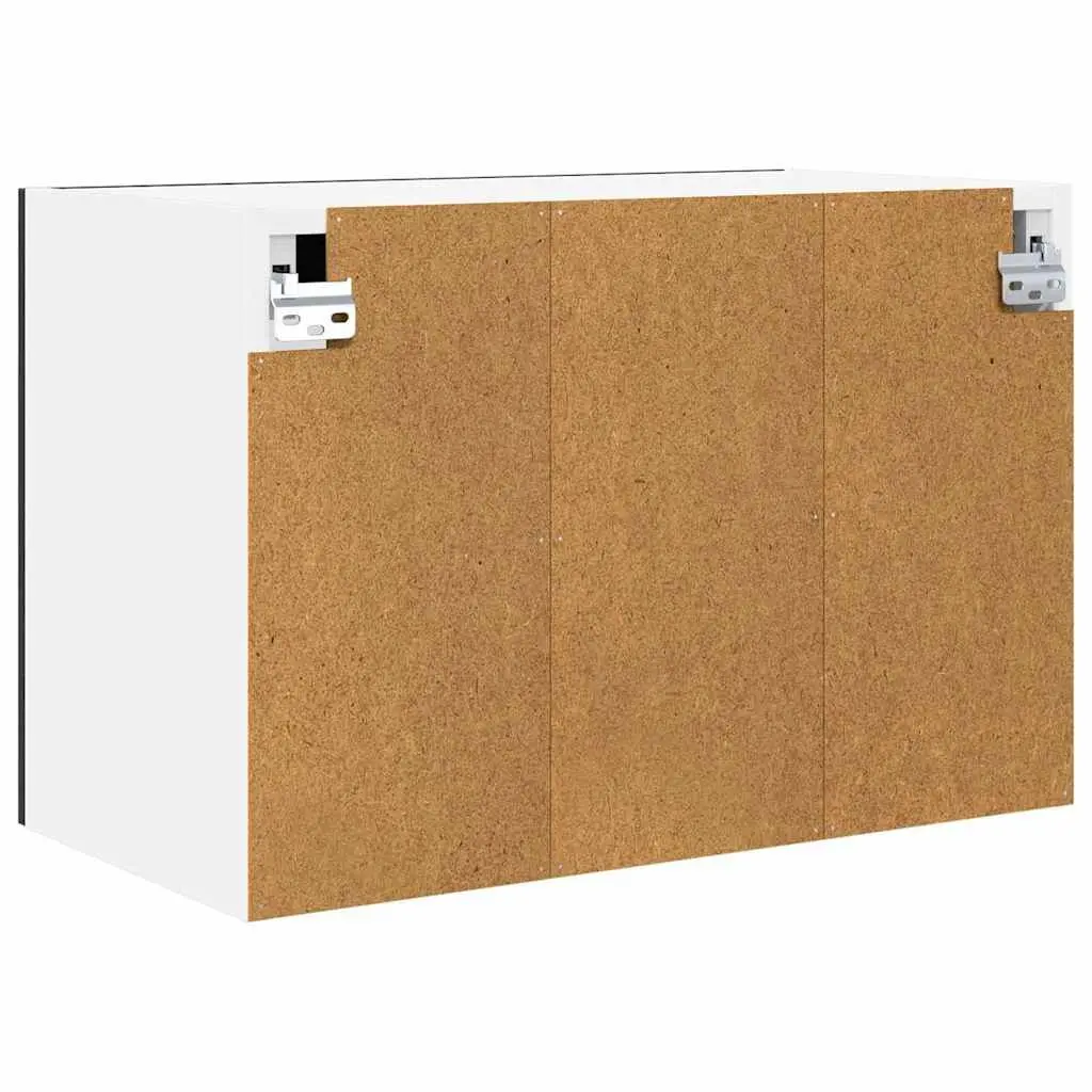 Hanging Kitchen Cabinet Black Oak Engineered Wood 60x31x40cm Modern Storage