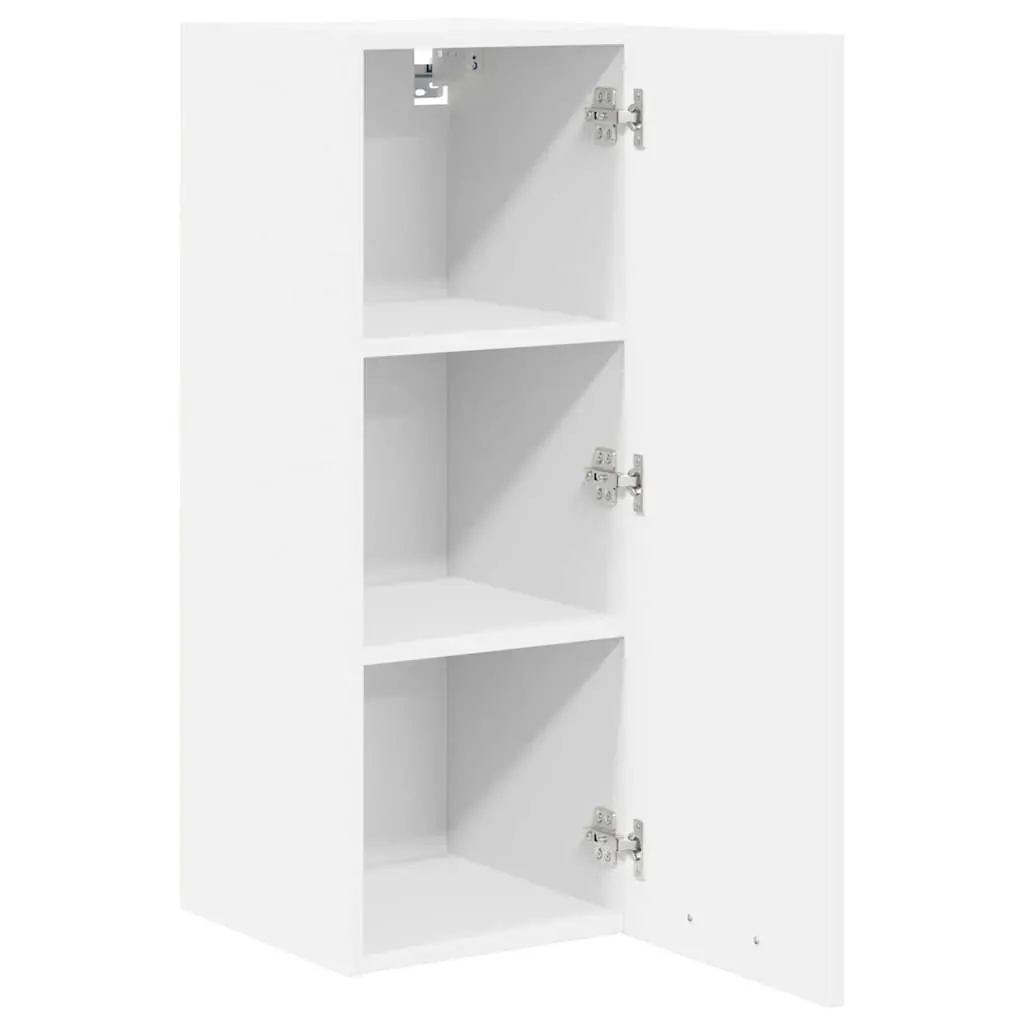 Hanging Cabinet 2 pcs White Kitchen Storage Engineered Wood 30 x 31 x 80 cm
