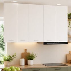 White Hanging Kitchen Cabinet for Efficient Organization 40 x 31 x 80 cm