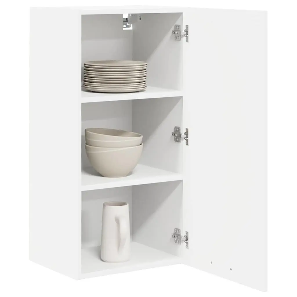 Hanging Kitchen Cabinet White 40 x 31 x 80 cm Engineered Wood Storage with Door