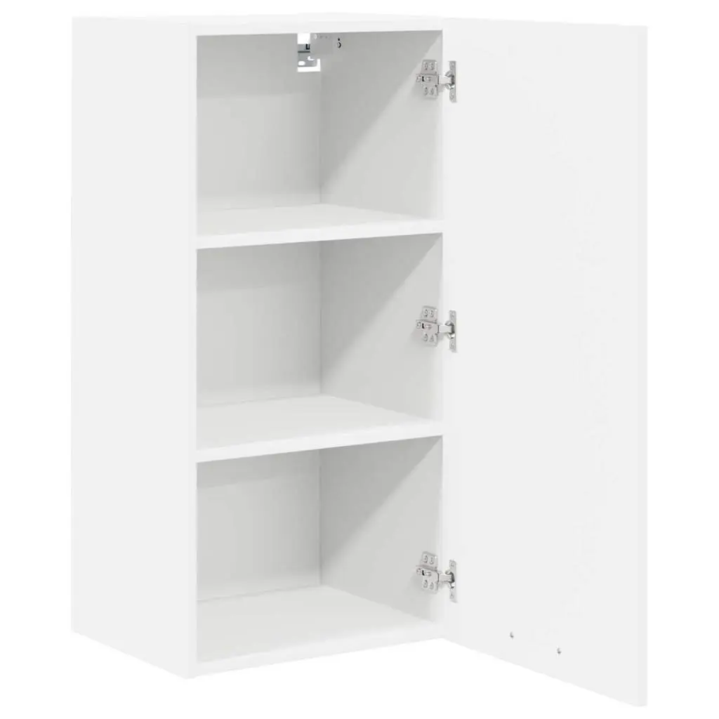 Hanging Kitchen Cabinet White 40 x 31 x 80 cm Engineered Wood Storage with Door