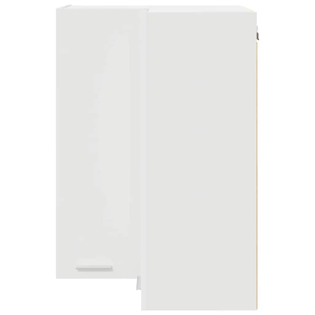 Kitchen Cabinet White Wall Mounted Modern Organiser 57 x 57 x 80 cm
