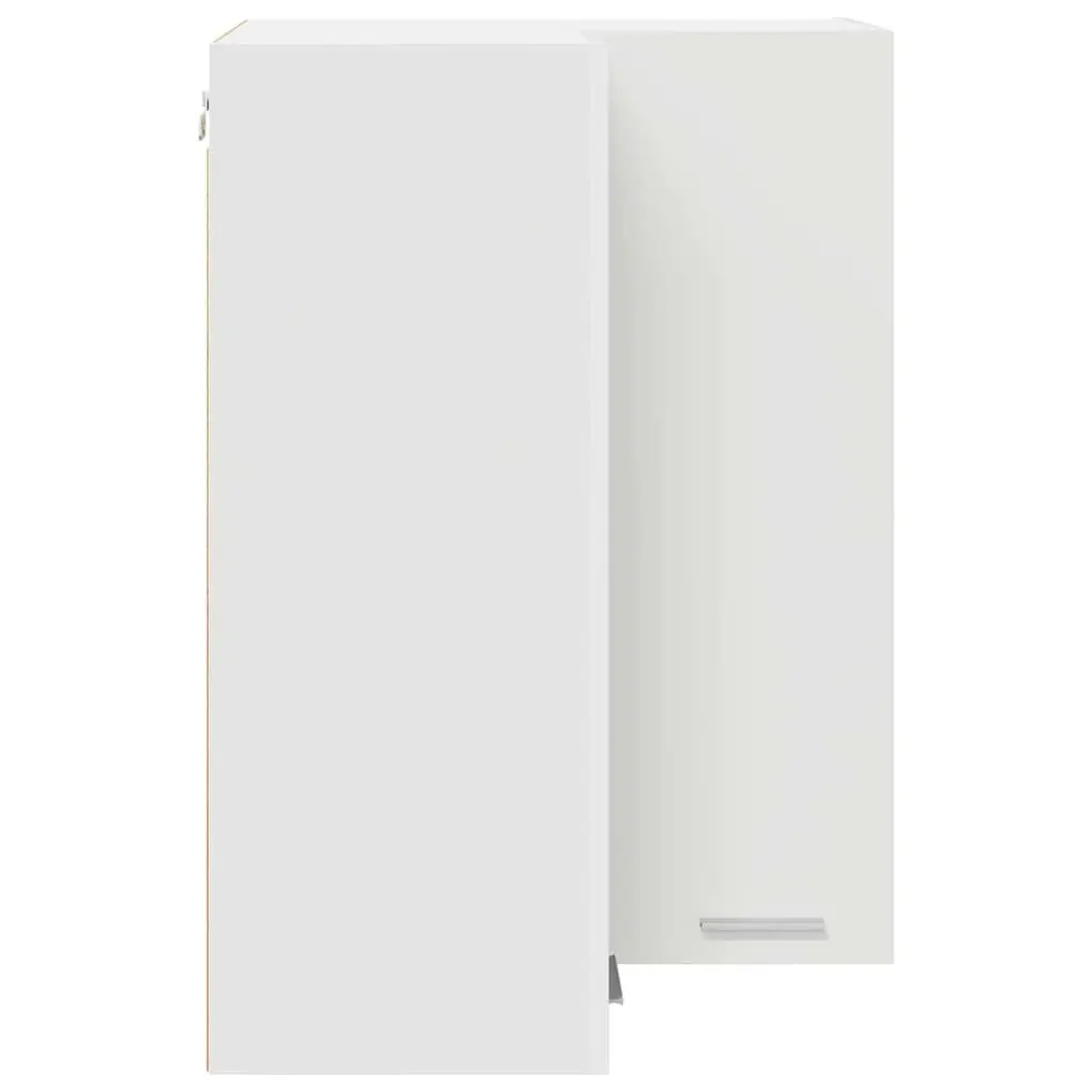 Kitchen Cabinet White Wall Mounted Modern Organiser 57 x 57 x 80 cm