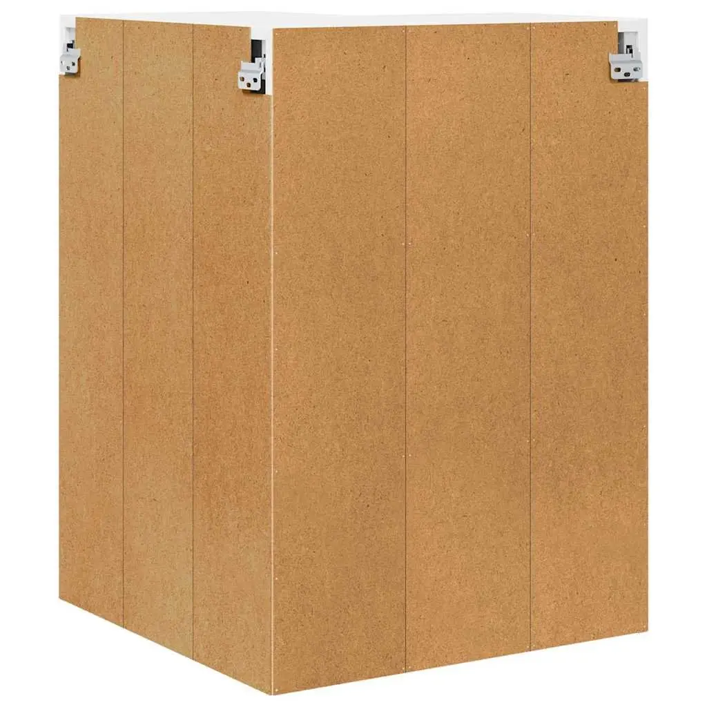 Kitchen Cabinet White Wall Mounted Modern Organiser 57 x 57 x 80 cm
