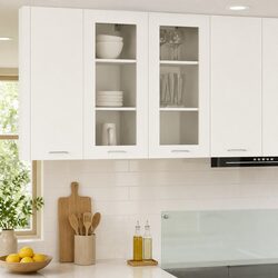 Modern White Kitchen Cabinet for Efficient Storage