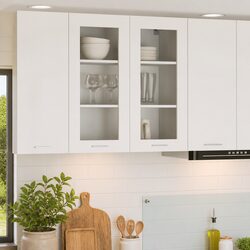 Effortless Modern Hanging Cabinet for Your Kitchen