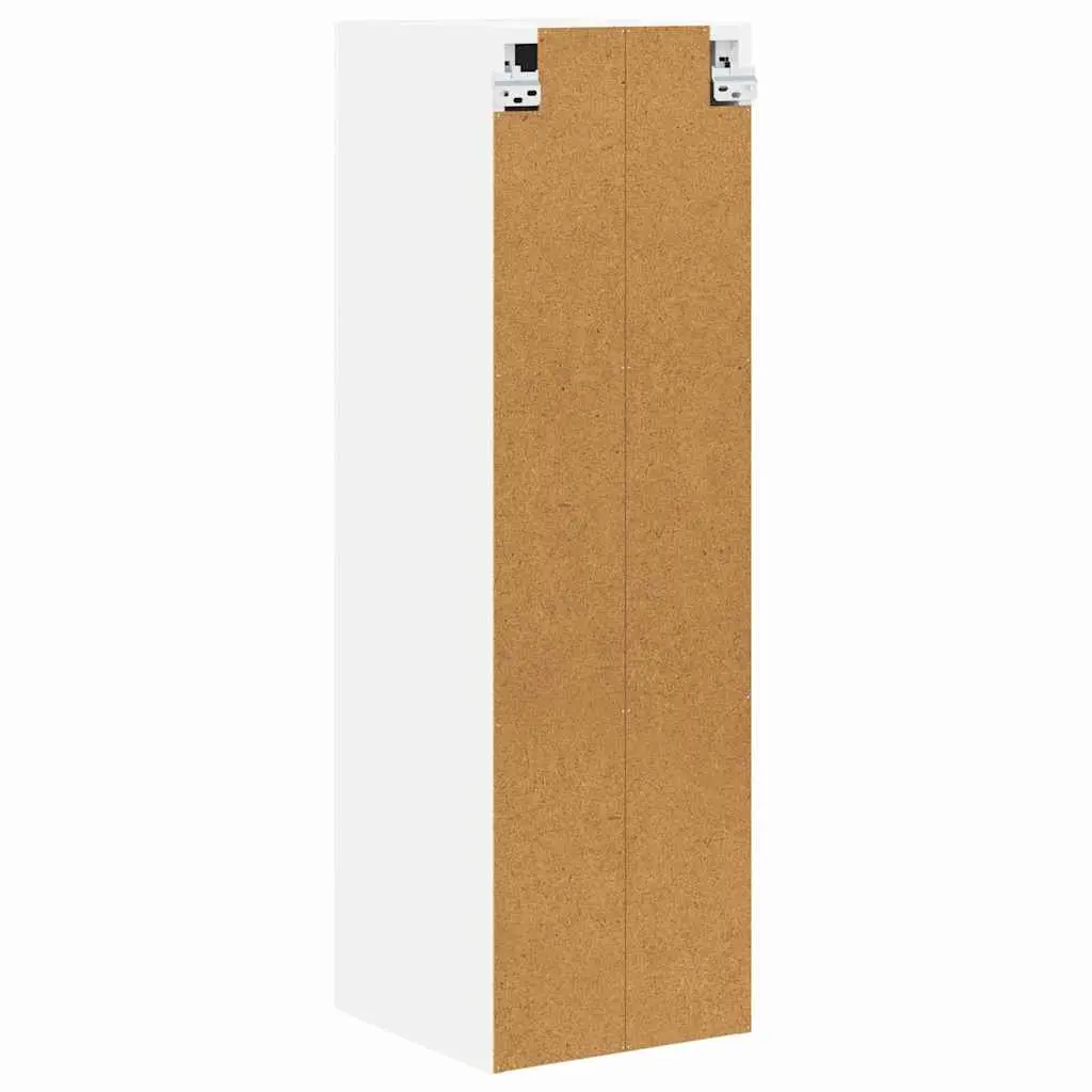 Hanging Kitchen Cabinet White Engineered Wood 30 x 31 x 100 cm Modern Storage