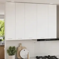 Compact White Kitchen Cabinet - Space-Saving Design