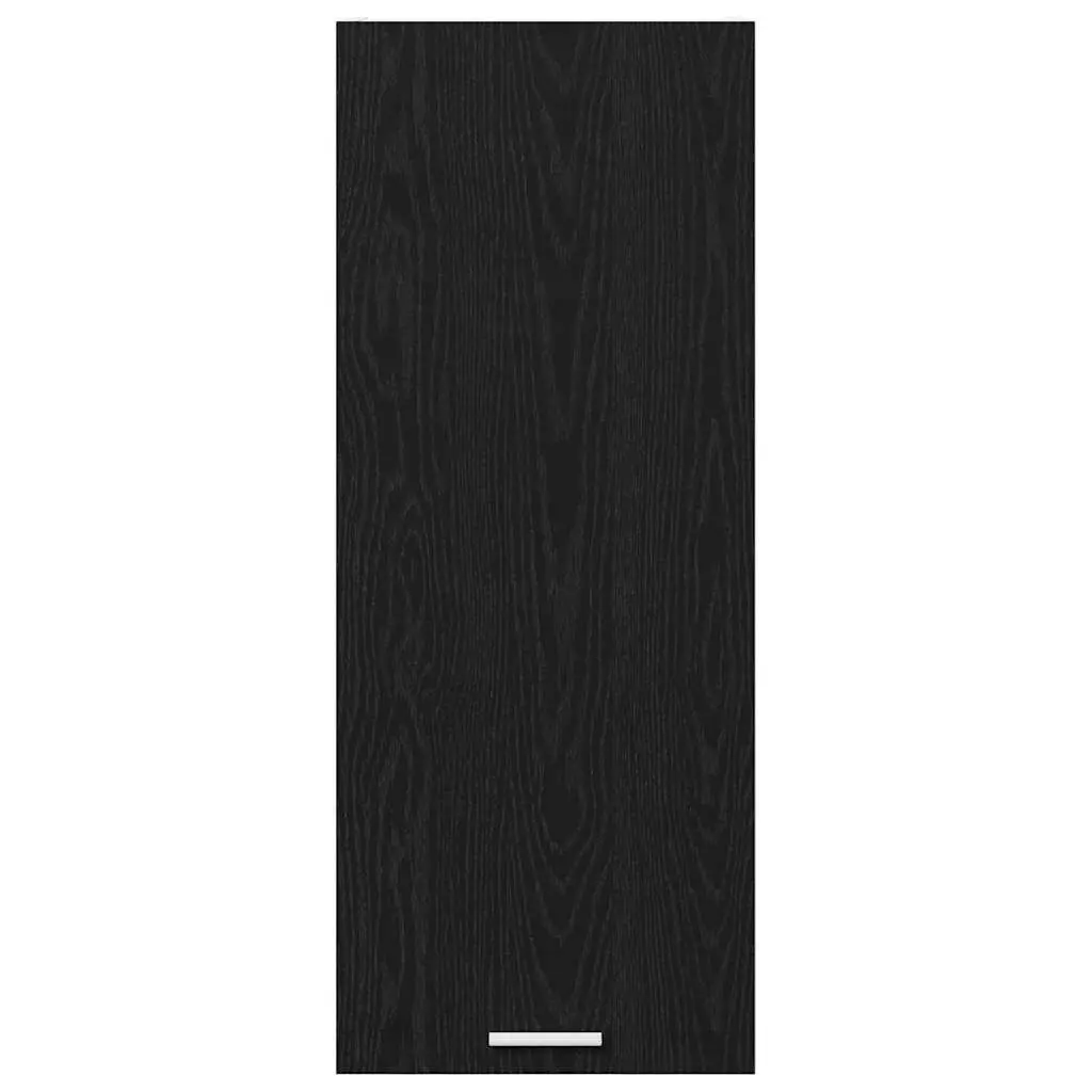 Hanging Kitchen Cabinet Black Oak 40 x 31 x 100 cm Storage Engineered Wood