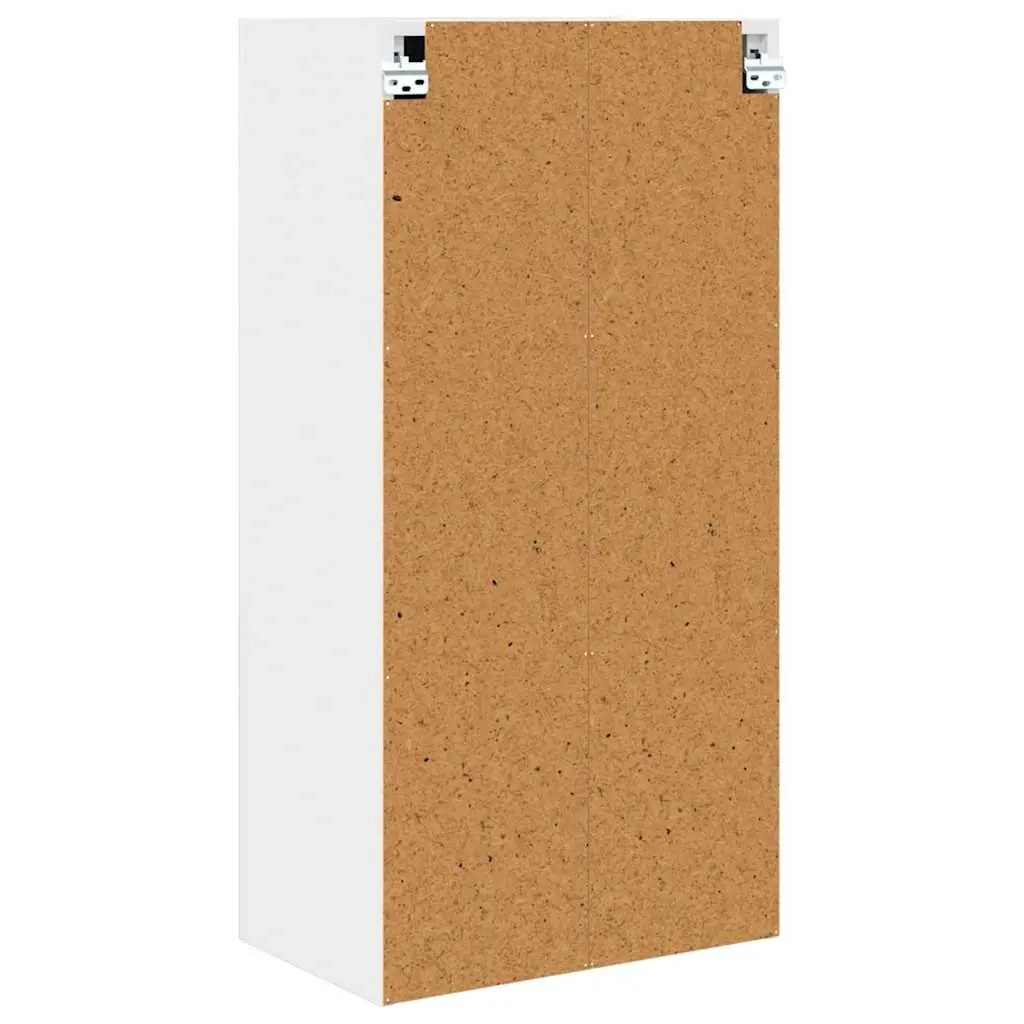 Hanging Kitchen Cabinet White 50x31x100cm Modern Storage Engineered Wood